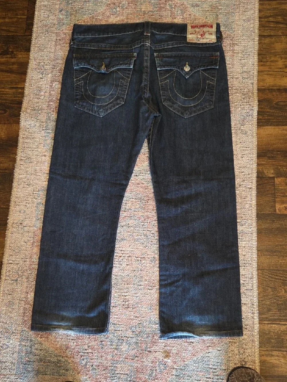 True Religion Women's Dark Indigo Boot Cut Jeans